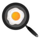 pan_with_egg emoji