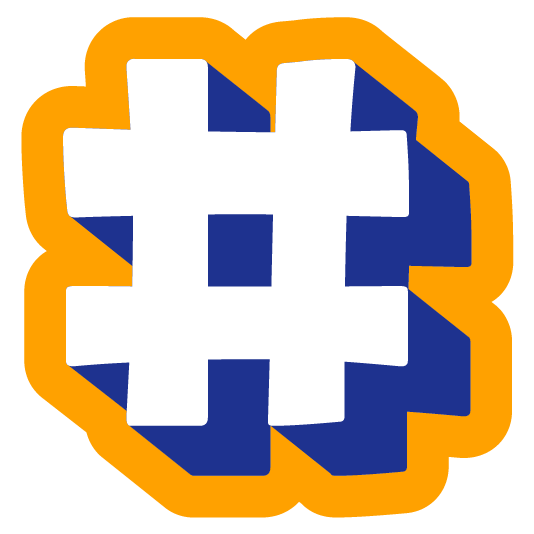 alphabet-white-hash emoji
