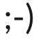 text-winking-face emoji